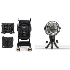 imageMunchkin Night Owl Baby Stroller and Stroller Fan  Baby Travel Essentials Set for Airplanes Shopping Parks and More BlackStroller and Fan