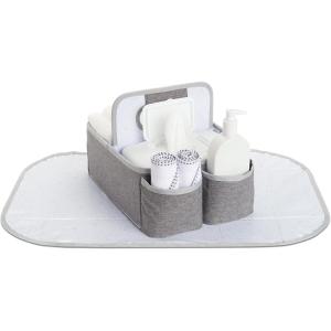 imageMunchkin Portable Diaper Caddy Organizer Grey1 Count Pack of 1