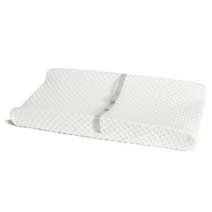 imageMunchkin Secure Grip Baby Diaper Changing Pad with Cover for Dresser Waterproof and Wipeable Contoured Standard Size 16quot x 31quot WhiteChanging Pad  Cover