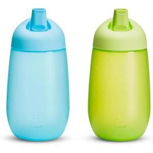 imageMunchkin Simple Clean Toddler Sippy Cups Spill Proof 10 Ounce BluePinkBlueGreen