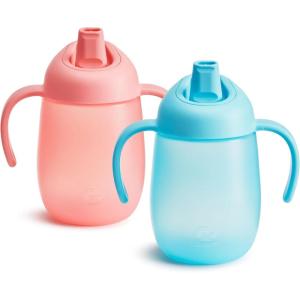 imageMunchkin Simple Clean Trainer Sippy Cup with Handles 6 Months 7 Ounce BlueGreenBluePink