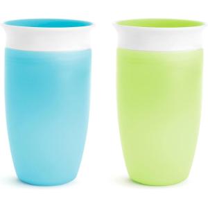 imageMunchkin Sippy Cups for Toddlers 13 Spill Proof Miracle 360 Cup 10 Ounce 2 Pack GreenBlueBlueGreen