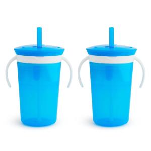 imageMunchkin SnackCatch ampamp Sip 2in1 Snack Catcher and 2 Piece SpillProof Cup Blue