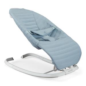 imageMunchkin Spring Baby Bouncer and Rocker Seat 2in1 Design Portable and Lightweight with 3 Recline Positions GreyBlue Cover