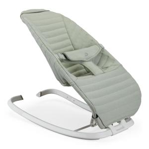imageMunchkin Spring Baby Bouncer and Rocker Seat 2in1 Design Portable and Lightweight with 3 Recline Positions GreyGreen Cover