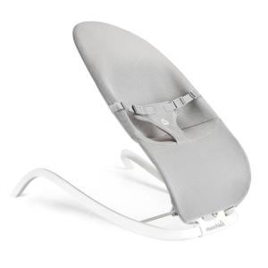imageMunchkin Spring Baby Bouncer and Rocker Seat 2in1 Design Portable and Lightweight with 3 Recline Positions GreyManual BouncerRocker