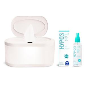 imageMunchkin Touch Free Baby Wipe Warmer with Nightlight ampamp Motion Sensor and HYP03 Daily Diaper Rash Spray with Hypochlorous