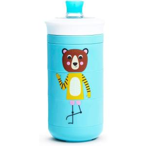 imageMunchkin Twisty Mix ampamp Match Character Sippy Cup 9 Oz BlueBlue Animals