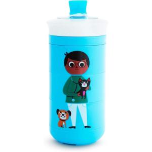 imageMunchkin Twisty Mix ampamp Match Character Sippy Cup 9 Oz BlueBlue Characters