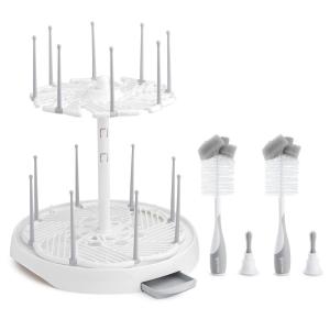imageMunchkin High Capacity Drying Rack and 2pk Sponge Bottle Brush