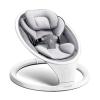imageMunchkin Baby Swing Portable and Lightweight Bluetooth Enabled Electric Infant Rocker with Natural Sway in 5 Ranges of Motion Newborn Nursery Essentials WhiteGreySwing
