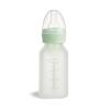 imageMunchkin Bond Silicone Coated Glass Baby Bottles  AntiColic Feeding System with Natural Feel Nipples 4 Ounce 2 Pack BlueGreenMint