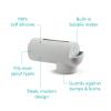 imageMunchkin Soft Spot Bath Spout Cover for Baby Bathtub Guard with Builtin Bubble Bath Dispenser Silicone Grey